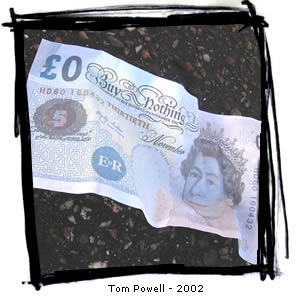 buy nothing pound note