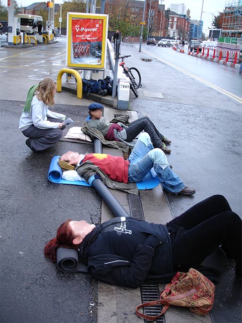 Rossport Shell station protest Brum 4