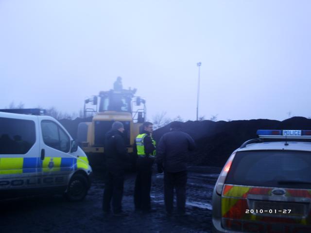 Ravenstruther coal rail terminal shut down