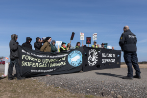 Denmark: protest camp against French Shale Gas Company