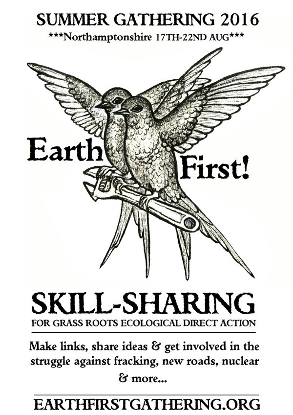 Earth First! Summer Gathering 2016 dates & location