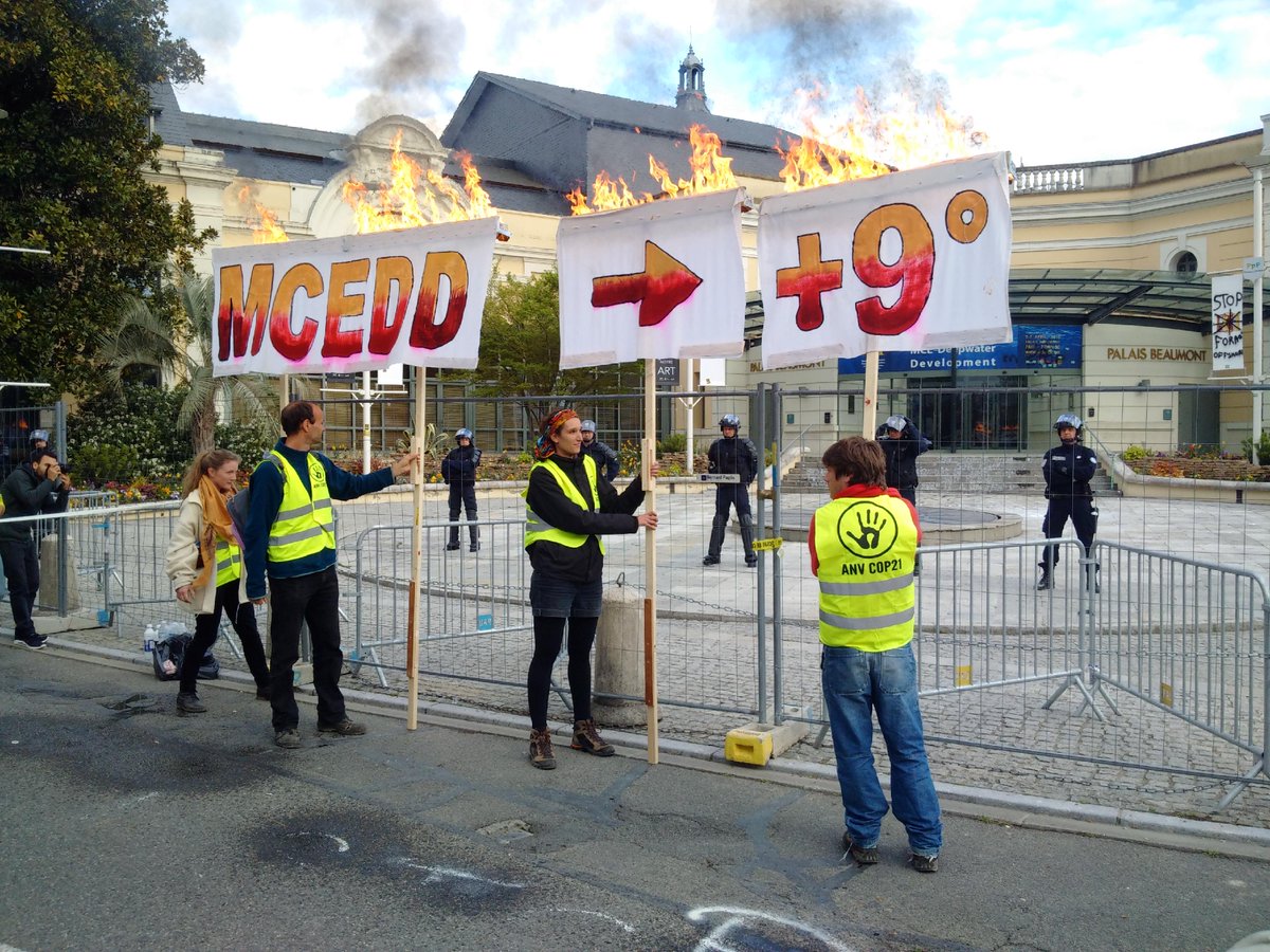 French climate resistance to #StopMCEDD deepwater oil conference