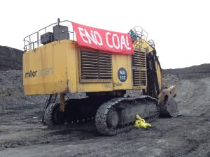 Earth First! & RtP shut down UK’s biggest opencast coal mine on the UK’s first day without electricity generated by coal